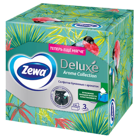 Salvrätikud Zewa Deluxe Aroma,3kih.60tk