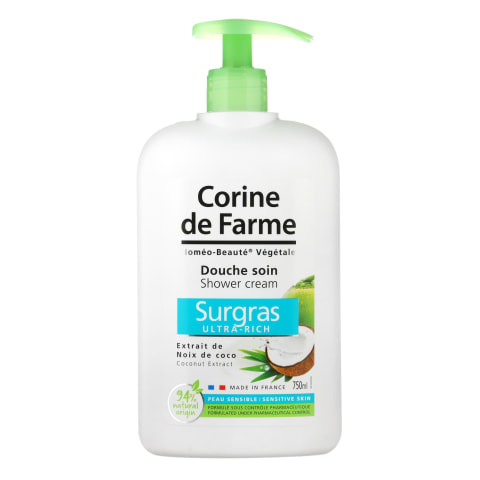 Dušas krēms Corine De Farme ar kokosu 750ml