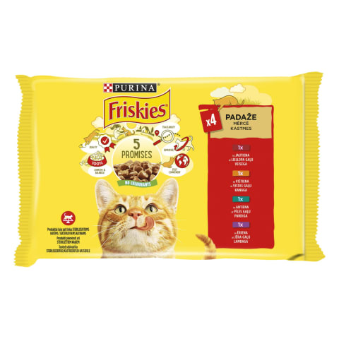 Kiisueine lihaga Friskies 4x85g