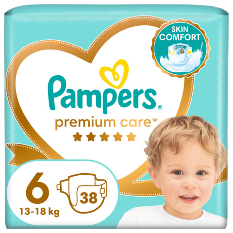 Sausk. PAMPERS PREMIUM 13+kg., 38vnt.