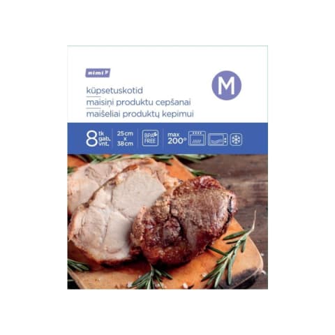 Maišeliai produktų kepimui 8 vnt.