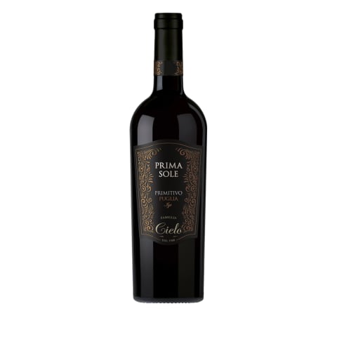 Kaitstud geograafilise tähisega vein Cielo Primasole Primitivo 0,75l