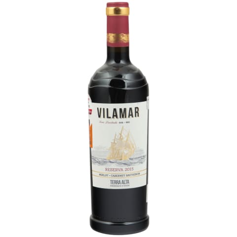 Raud.saus.vynas VILAMAR RESERVA MERLOT, 0,75l