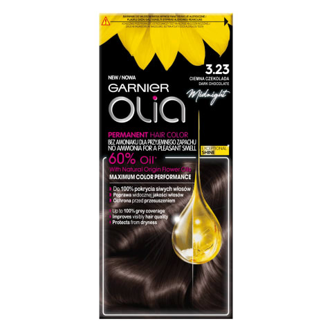 Plaukų dažai GARNIER OLIA 3.23 Dark Chocolate