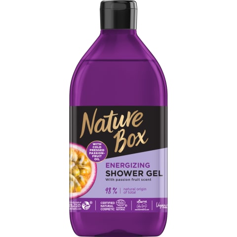 Dušo gelis NATURE BOX PASSION FRUIT, 385ml