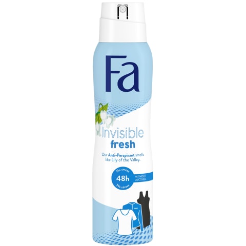 Izsmidzināms dezod. Fa Invisible Fresh 150ml