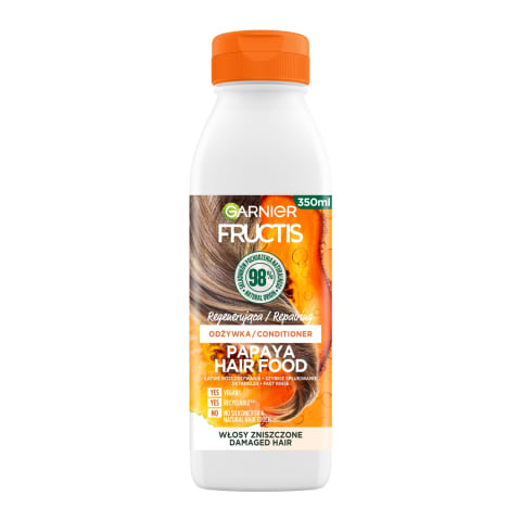 Balzāms Fructis Papaya Hair Food 350ml
