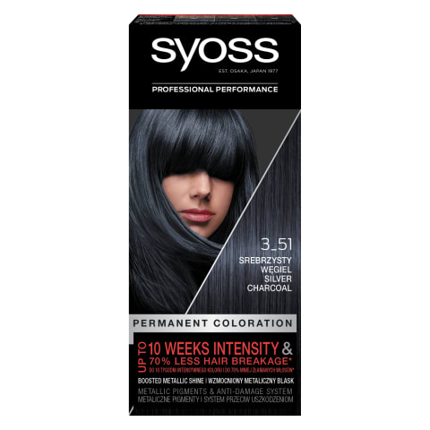 Matu kr. Syoss Color 3-51 sudr. ogļmelns