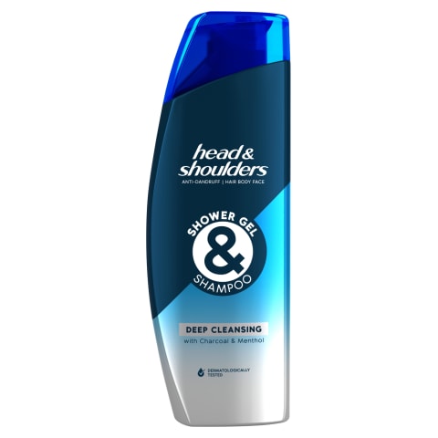 Šampūns un dušas žel. H&S Deep Clean. 270ml