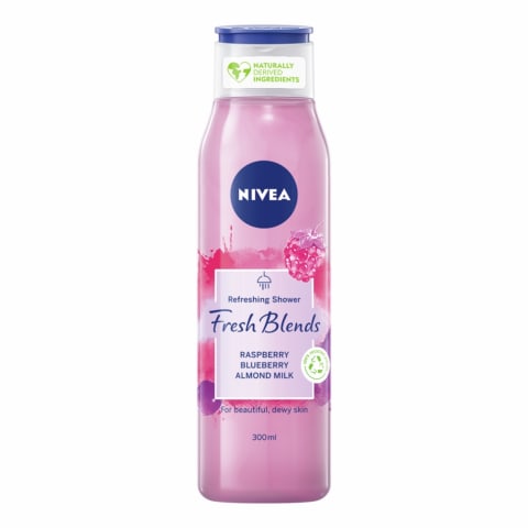 Dušo želė NIVEA su aviečių ekstraktu, 300ml