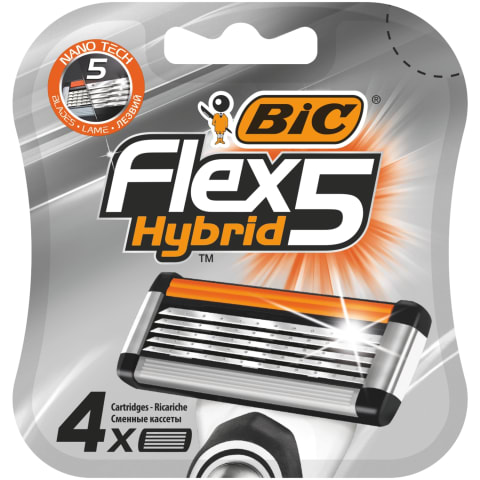 Rezerves Bic Flex 5 Hybrid 4 gab.