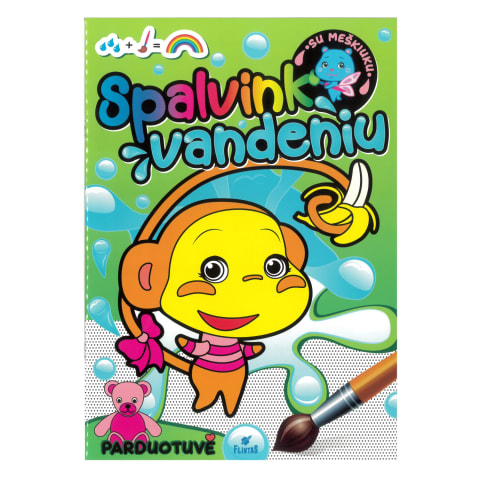 Spalv. knyga SPALVINU VANDENIU. PARDUOTUVĖ