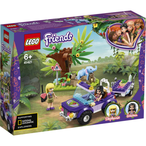 Zilonēna glābšana džungļos LEGO 41421