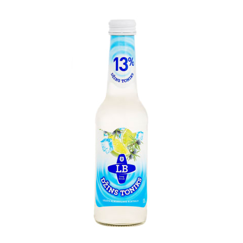 Alkohol. kokteilis LB Džins Toniks 13% 0,25l