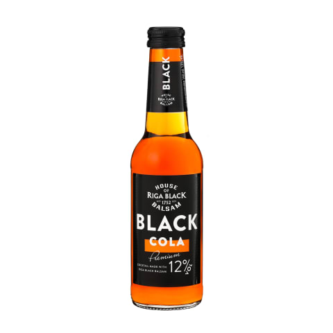 Alkohol. kokteil. Black Balsam Cola 12% 0,25l