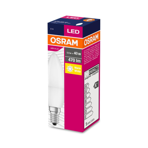 LED lemputė OSRAM CLB40, 5,5W, E14 AW22