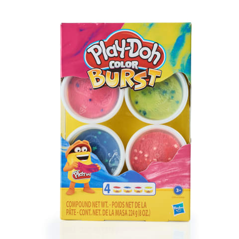 Plastilino rinkin. PLAY DOH COLOR BURST E6967