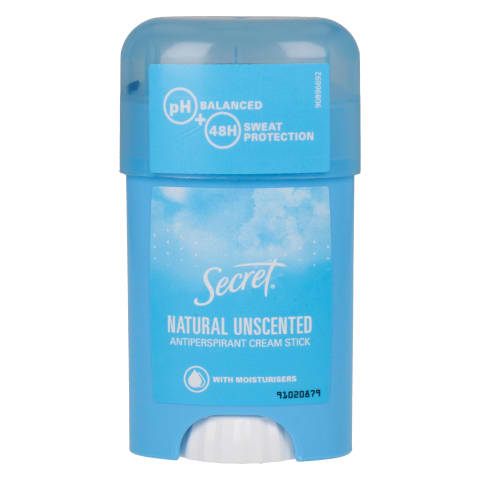 Dezod. Secret Natural Unscented krēm., 40ml