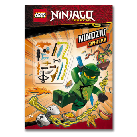 Knyga LEGO NINJAGO. NINDZIŲ GINKLAI!