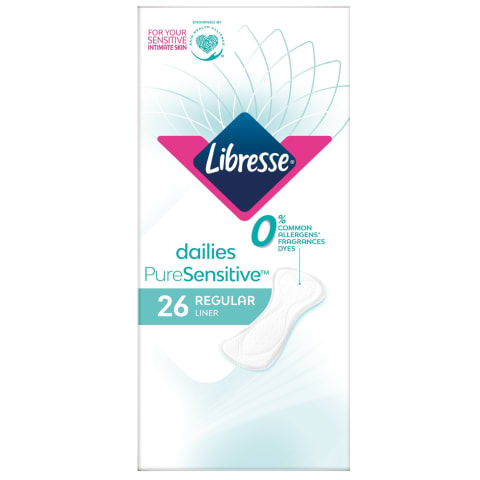 Pesukaitse Libresse Pure Sensitive, 26tk