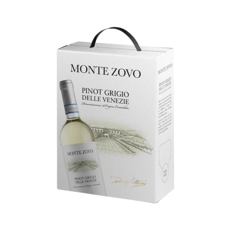 Bal.saus.vynas MONTE ZOVO PINOT GRIGIO,13%,3l