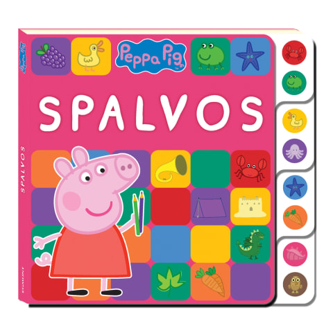 Knyga PEPPA PIG. SPALVOS