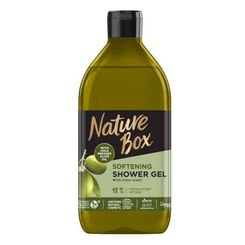 Dušo gelis NATURE BOX OLIVE, 385ml