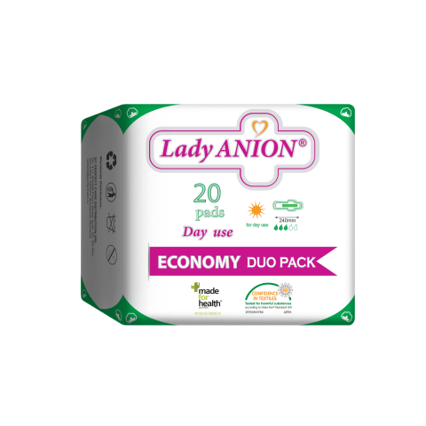 Paketai Lady Anion Day Use Duo Pack, 20