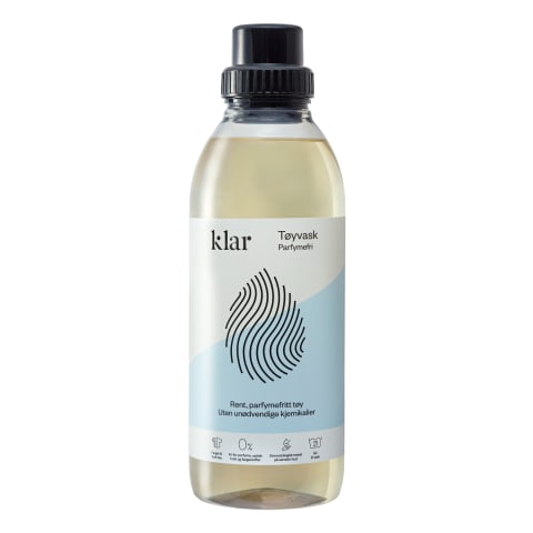 Skalbiklis bekvapis KLAR, 750ml