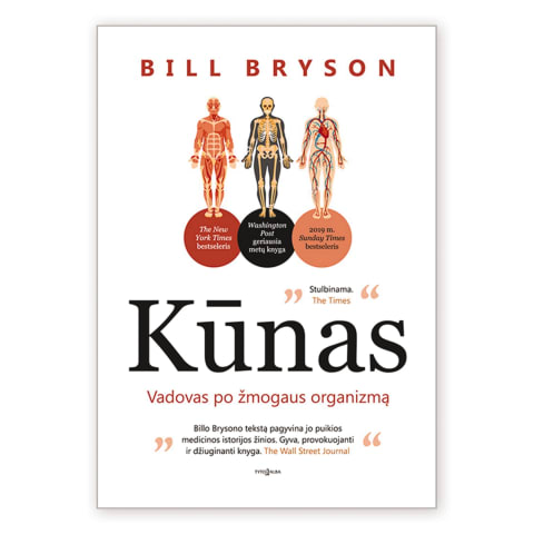 Knyga KŪNAS. VADOVAS PO ŽMOGAUS ORGANIZMĄ