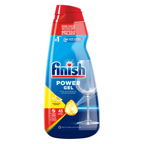 Žel.tr.maš. Finish Max Power Gel,900ml