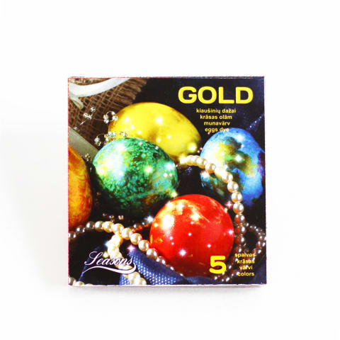 Perl. kiaušinių dažai, 5 spalvos, SS24