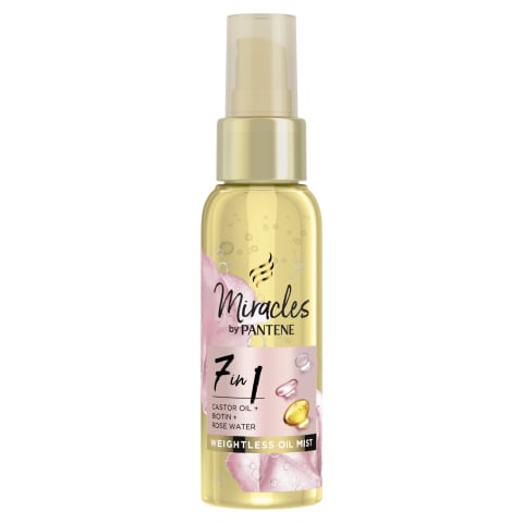 Aliejus PANTENE su rožių vandeniu, 100ml