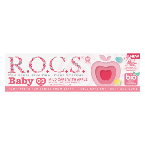 Zobu pasta R.O.C.S. BABY ar ābolu,45gr