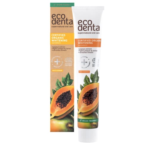 Dantų pasta ECODENTA ORGANIC WHITENING, 75 ml