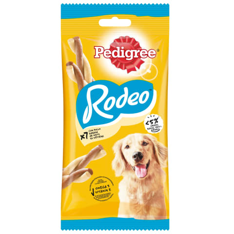 Košļājam.pīnīt.vistu PEDIGREE RODEO,123g