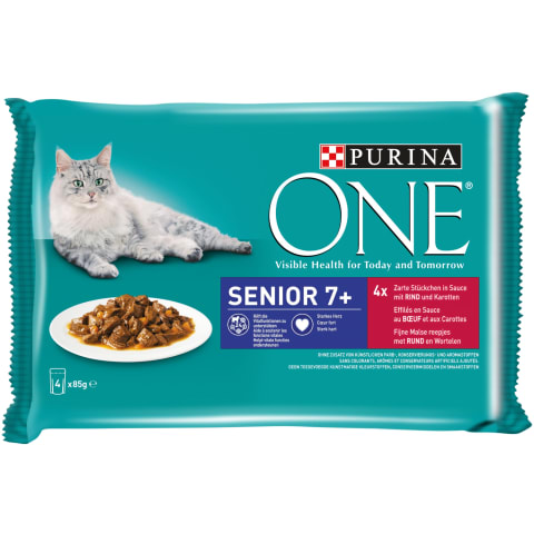 Kassitoit Purina One Senior 4x85g