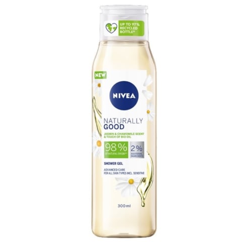 Dušas žel. Nivea Natur. Good ar jasm. 300ml
