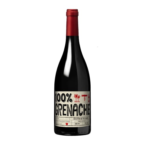Raud. vynas DETECTIVE GRENACHE NOIR,15%,0,75l