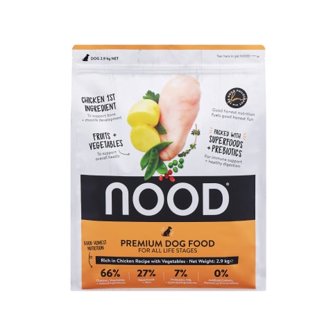 Koerte kuivtoit NOOD kanaga 2,9 kg
