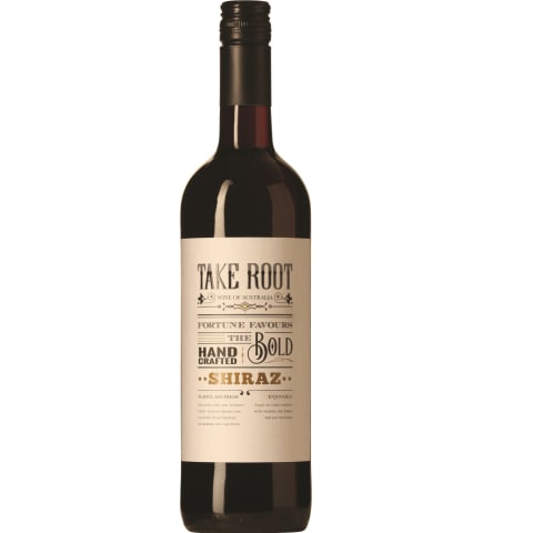 Raud.saus. vynas TAKE ROOT SHIRAZ,13,5%,0,75l