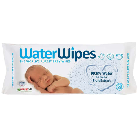 Niisked beebisalvrätid WATER WIPES,60tk