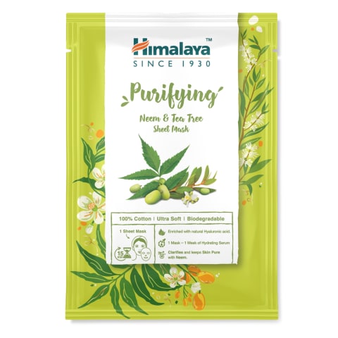 Attīroša sejas maska Himalaya Neem&Tea Tree
