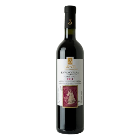 Raudon. vynas ADATI KHVANCHKARA, 11,5%, 0,75l