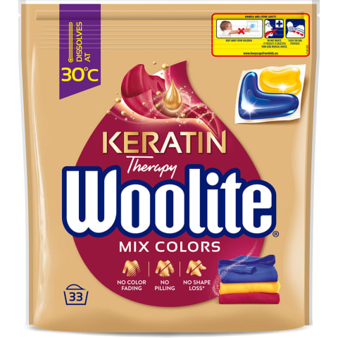 Geelkapslid Color, WOOLITE, 33 tk
