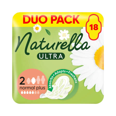 Hügieenisidemed Naturella ultra regular 18tk