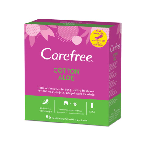 Pesukaitsmed Aaloega, CAREFREE, 56 tk