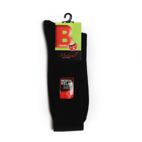 V zeķes medic Bisoks 12320 black 39-42