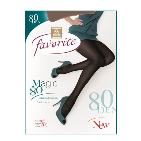 Siev. zeķb. Favorite 80den 41127 black 2