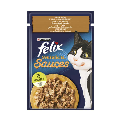 Kiisueine Felix kalkun/peekon 85g